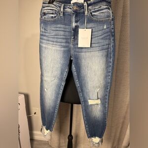 KanCan Light Blue Distressed Jeans Skinny high wasted